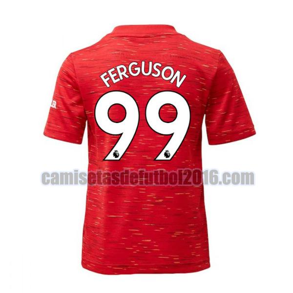 camiseta primera manchester united 2020-2021 ferguson 99