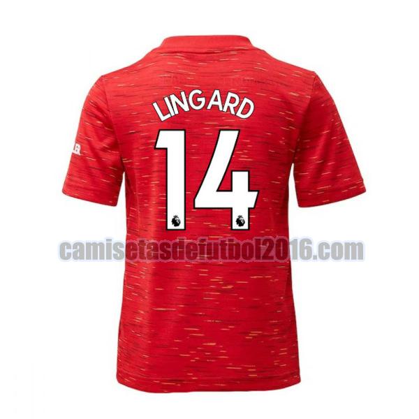 camiseta primera manchester united 2020-2021 lingard 14