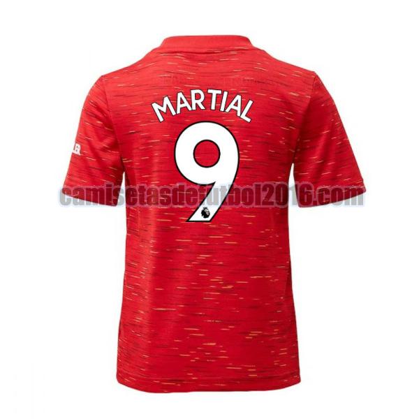 camiseta primera manchester united 2020-2021 martial 9