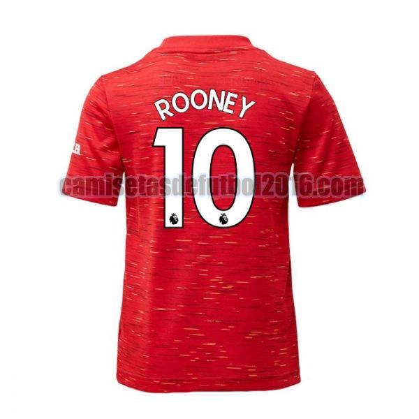 camiseta primera manchester united 2020-2021 rooney 10