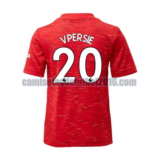 camiseta primera manchester united 2020-2021 v.persie 20