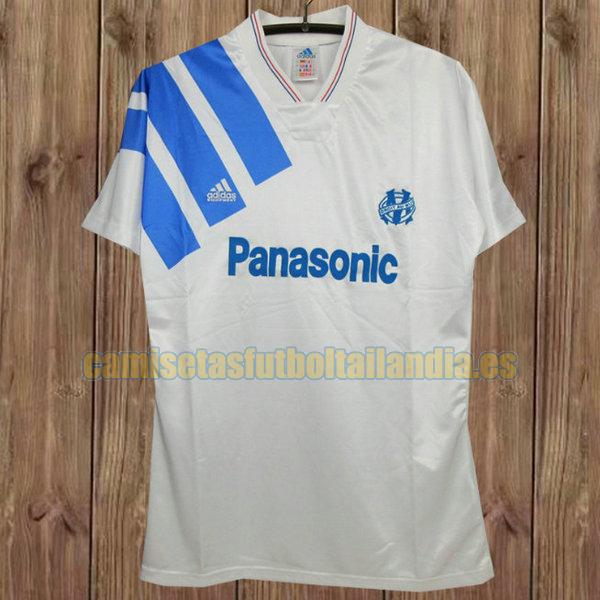 camiseta primera marsella 1991-1992 blanco