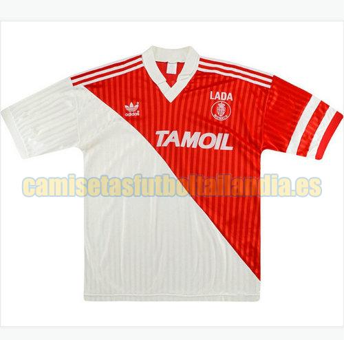 camiseta primera mónaco 1991-1992 rojo