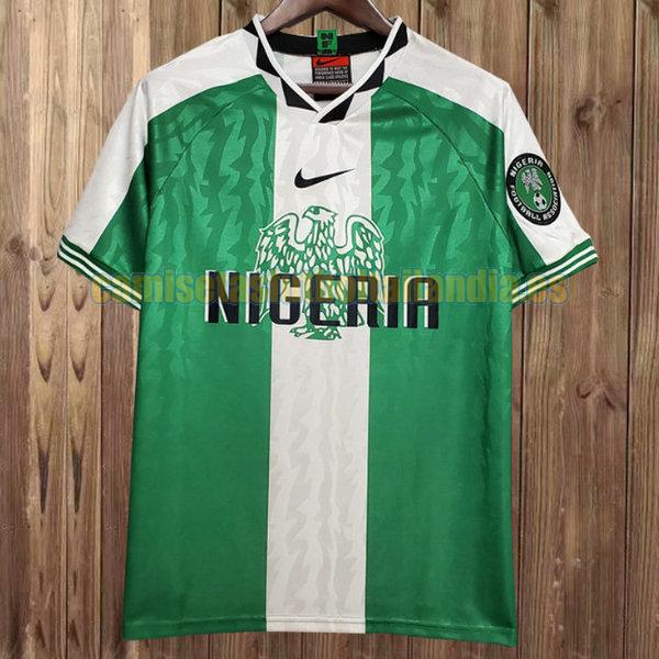 camiseta primera nigeria 1996 verde