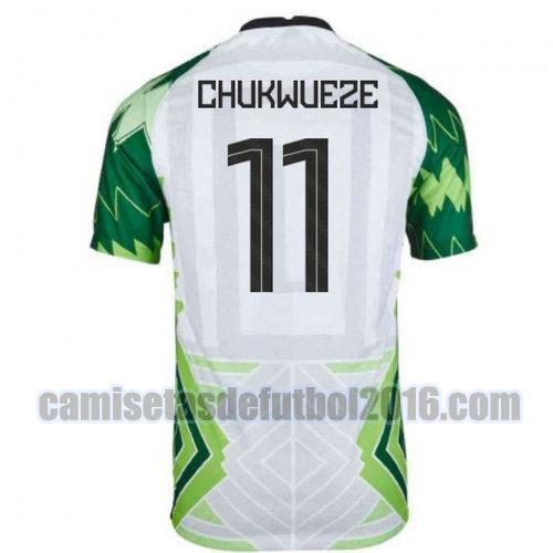 camiseta primera nigeria 2020-2021 chukwueze 11