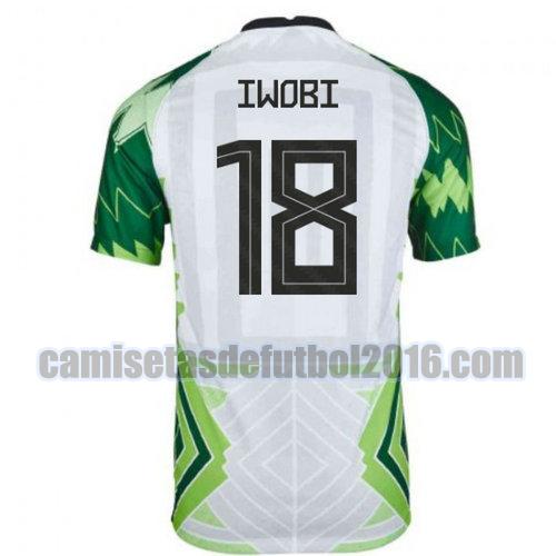 camiseta primera nigeria 2020-2021 iwobi 18