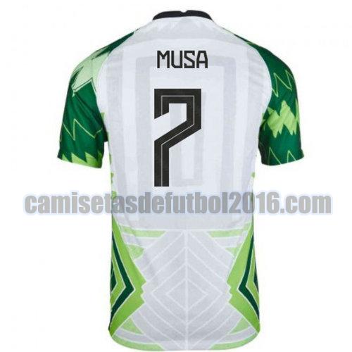 camiseta primera nigeria 2020-2021 musa 7