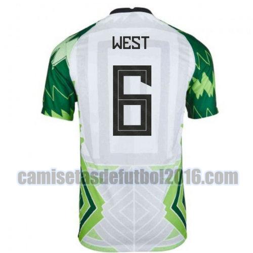 camiseta primera nigeria 2020-2021 west 6