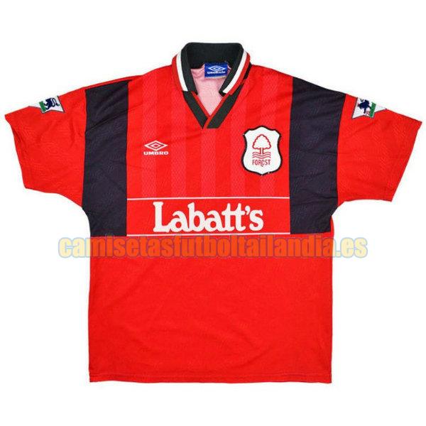 camiseta primera nottingham forest 1994-1996 rojo