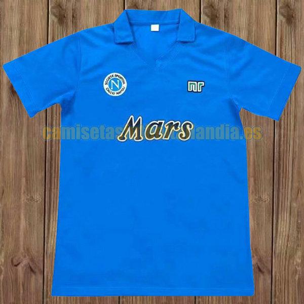camiseta primera nápoles 1989-1990 azul