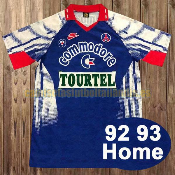 camiseta primera paris saint germain 1992-1993 azul