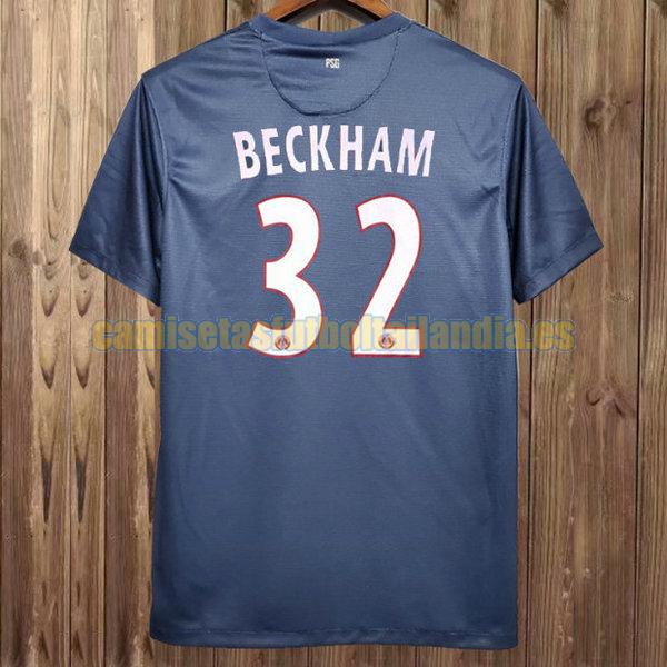 camiseta primera paris saint germain 2012-2013 azul beckham 32