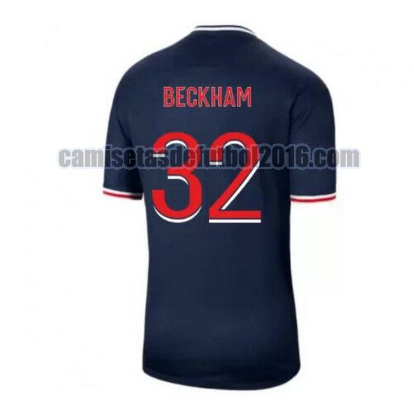 camiseta primera paris saint germain 2020-2021 beckham 32