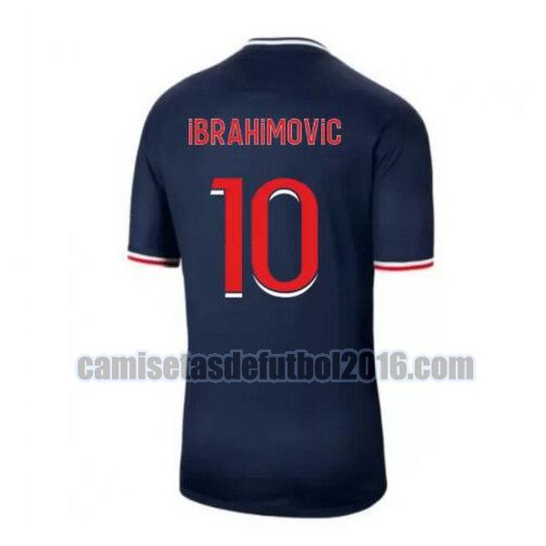 camiseta primera paris saint germain 2020-2021 ibrahimovic 10
