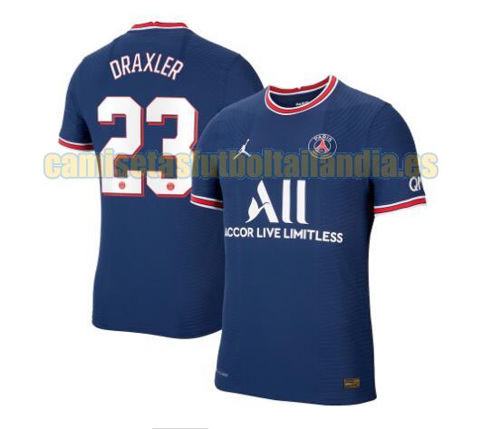 camiseta primera paris saint germain 2021-2022 draxler 23