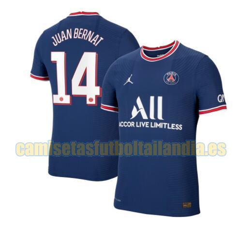 camiseta primera paris saint germain 2021-2022 juan bernat 14
