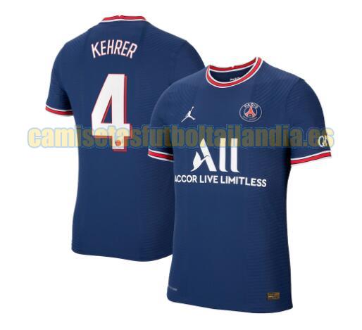 camiseta primera paris saint germain 2021-2022 kehrer 4