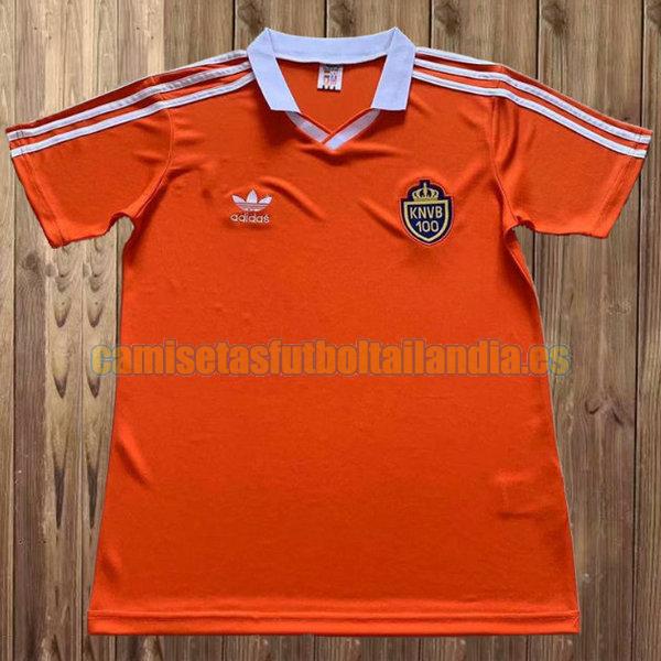 camiseta primera países bajos 1989 naranja