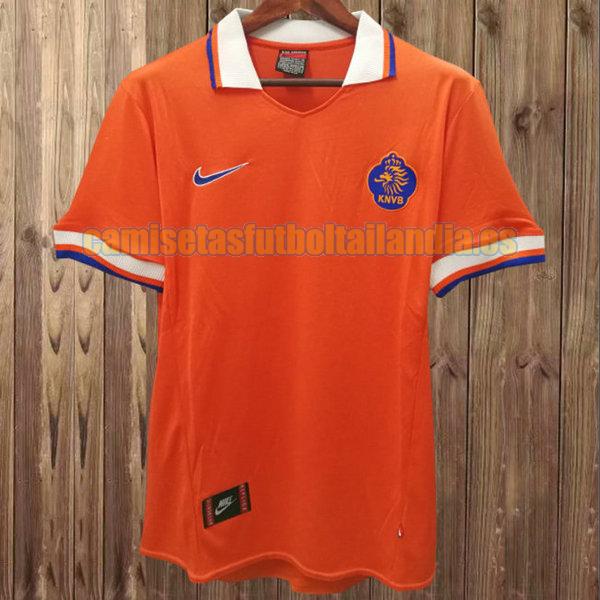 camiseta primera países bajos 1997 naranja
