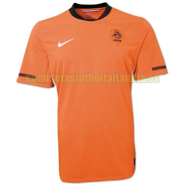 camiseta primera países bajos 2010 naranja