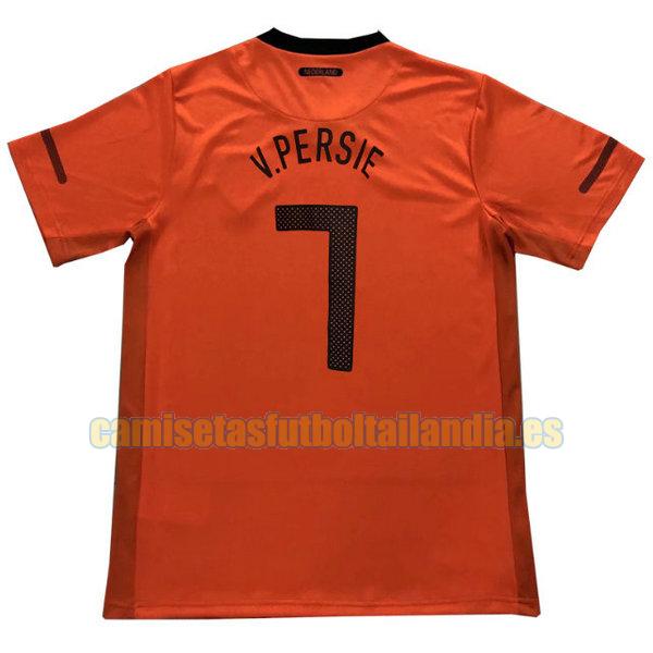 camiseta primera países bajos 2010 naranja v.persie 7