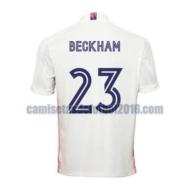 camiseta primera real madrid 2020-2021 beckham 23