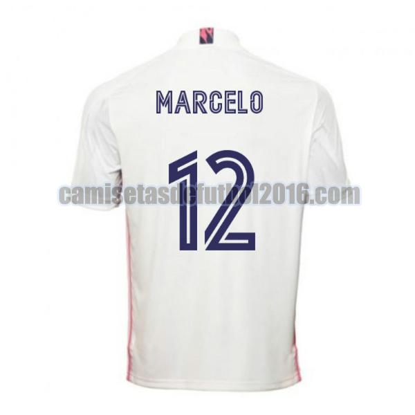 camiseta primera real madrid 2020-2021 marcelo 12