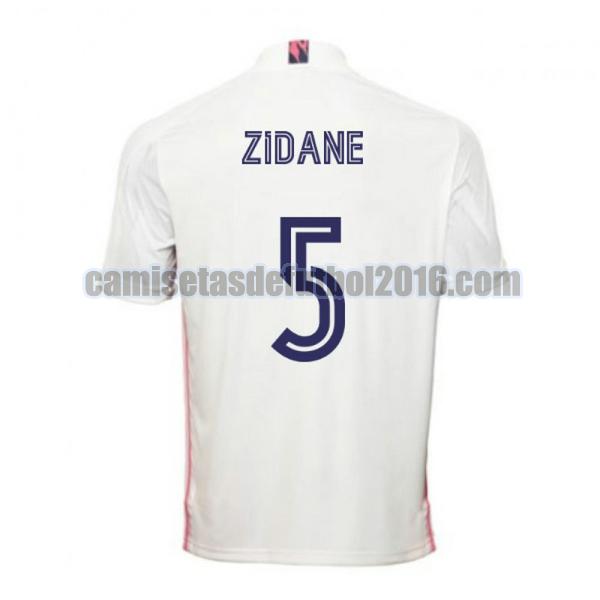 camiseta primera real madrid 2020-2021 zidane 5