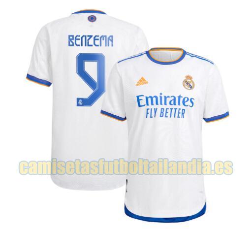 camiseta primera real madrid 2021-2022 benzema 9