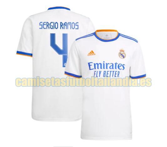 camiseta primera real madrid 2021-2022 sergio ramos 4