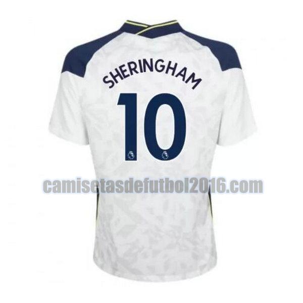 camiseta primera tottenham 2020-2021 sheringham 10