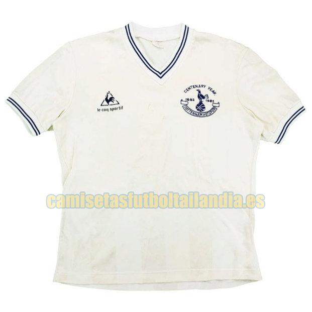 camiseta primera tottenham hotspur 1982-1983 blanco, blanca