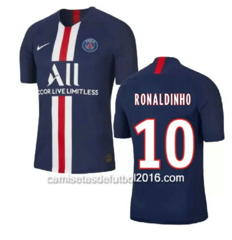 camiseta ronaldinho primera equipacion PSG 2020