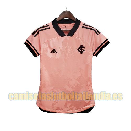 camiseta rosa sport club internacional 2020-2021 rose mujer