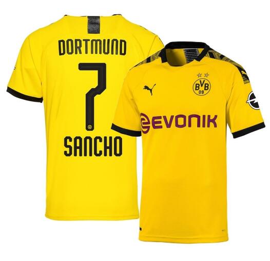 camiseta sancho Dortmund primera equipacion 2020
