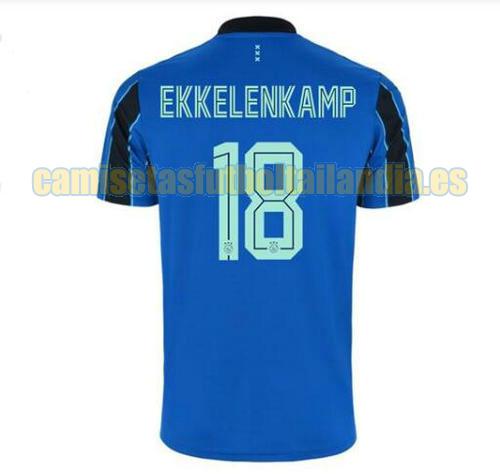 camiseta seconda ajax 2021-2022 jurgen ekkelenkamp 18