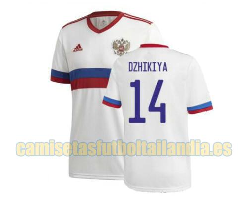 camiseta seconda rusia 2020-2021 dzhikiya 14