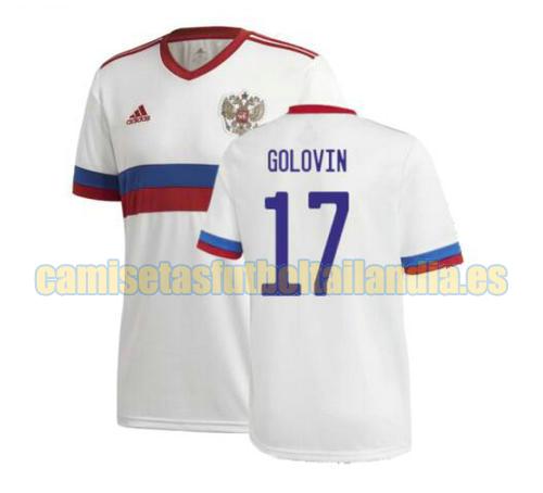 camiseta seconda rusia 2020-2021 golovin 17