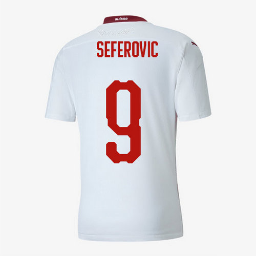 camiseta seferovic 9 segunda equipacion Serbia 2020-2021