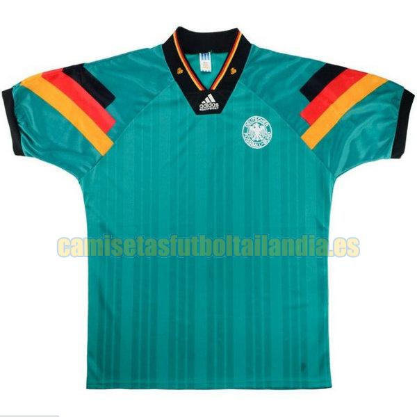 camiseta segunda alemania 1992 verde