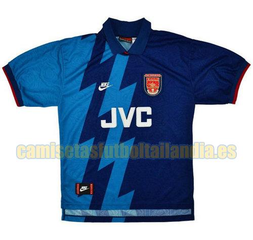 camiseta segunda arsenal 1995-1996 azul