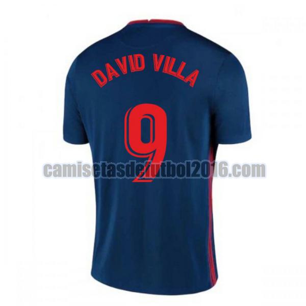 camiseta segunda atletico madrid 2020-2021 david villa 9