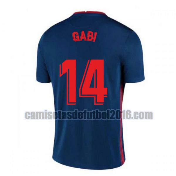 camiseta segunda atletico madrid 2020-2021 gabi 14