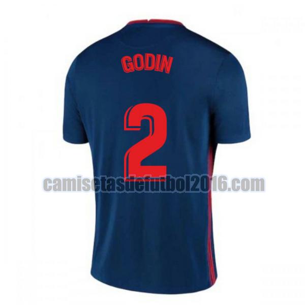 camiseta segunda atletico madrid 2020-2021 godin 2