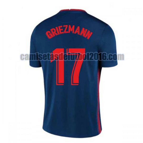 camiseta segunda atletico madrid 2020-2021 griezmann 17