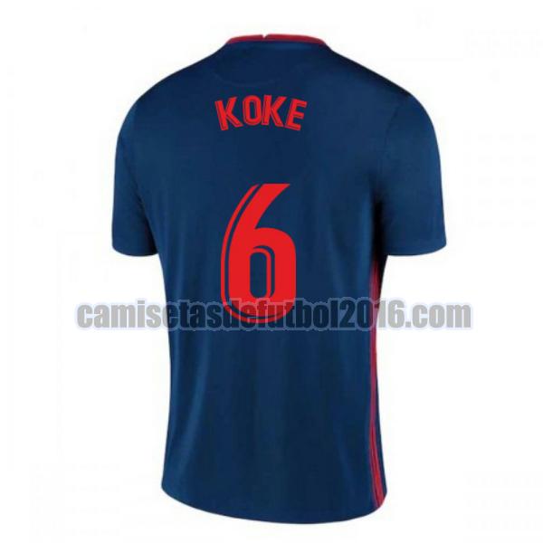 camiseta segunda atletico madrid 2020-2021 koke 6