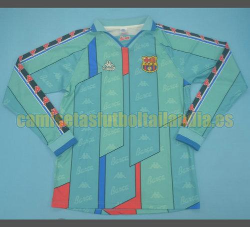 camiseta segunda barcelona 1996-1997 azul ml