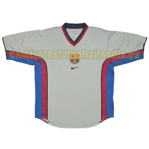 camiseta segunda barcelona 2000-2001 gris