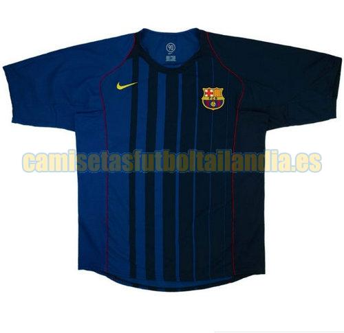 camiseta segunda barcelona 2004-2005 azul
