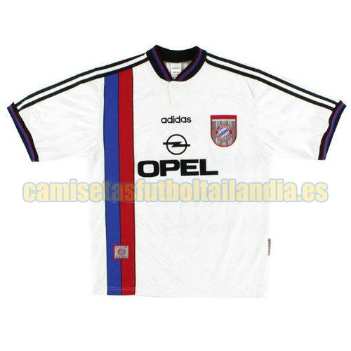 camiseta segunda bayern de múnich 1996-1997 blanco